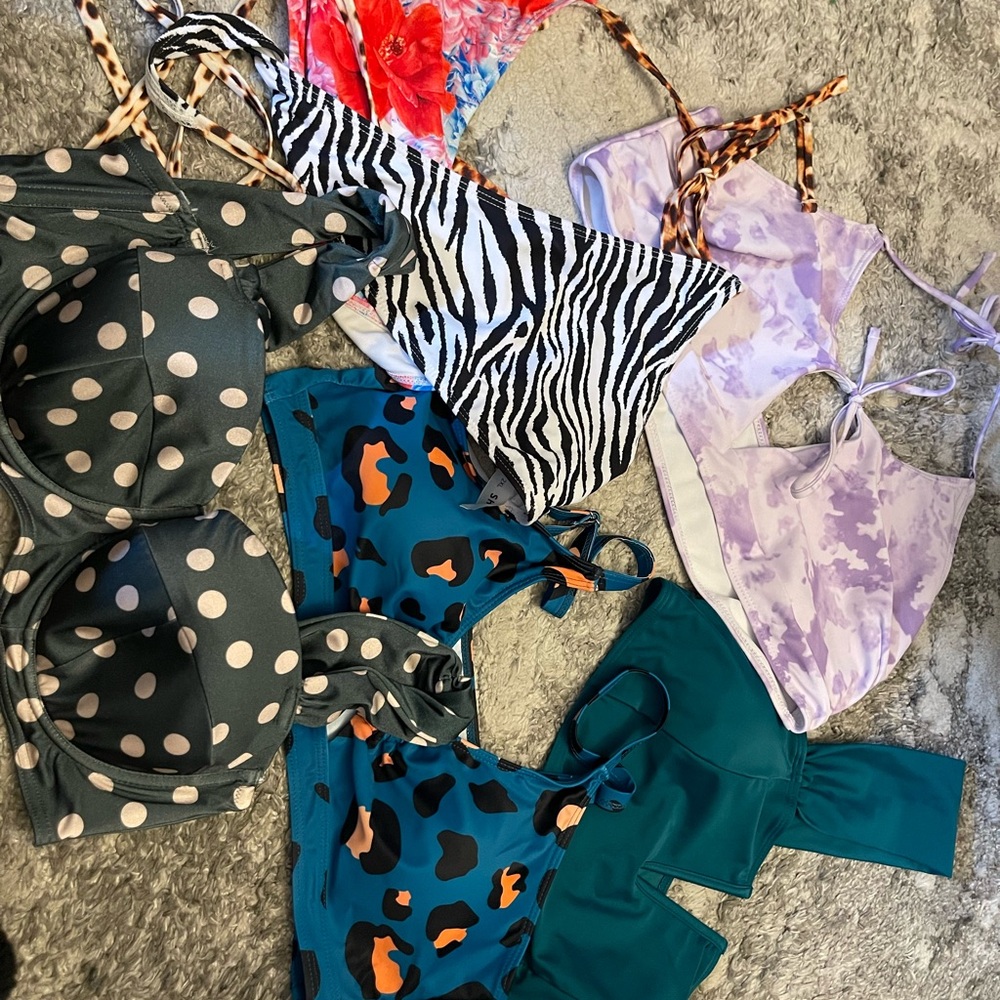 Shein/ASOS plus swim tops
